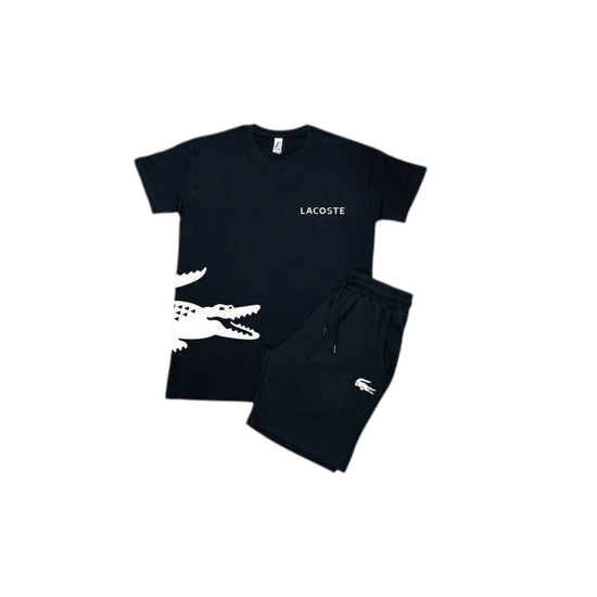 Ensemble Short T-Shirt Lacoste Noir